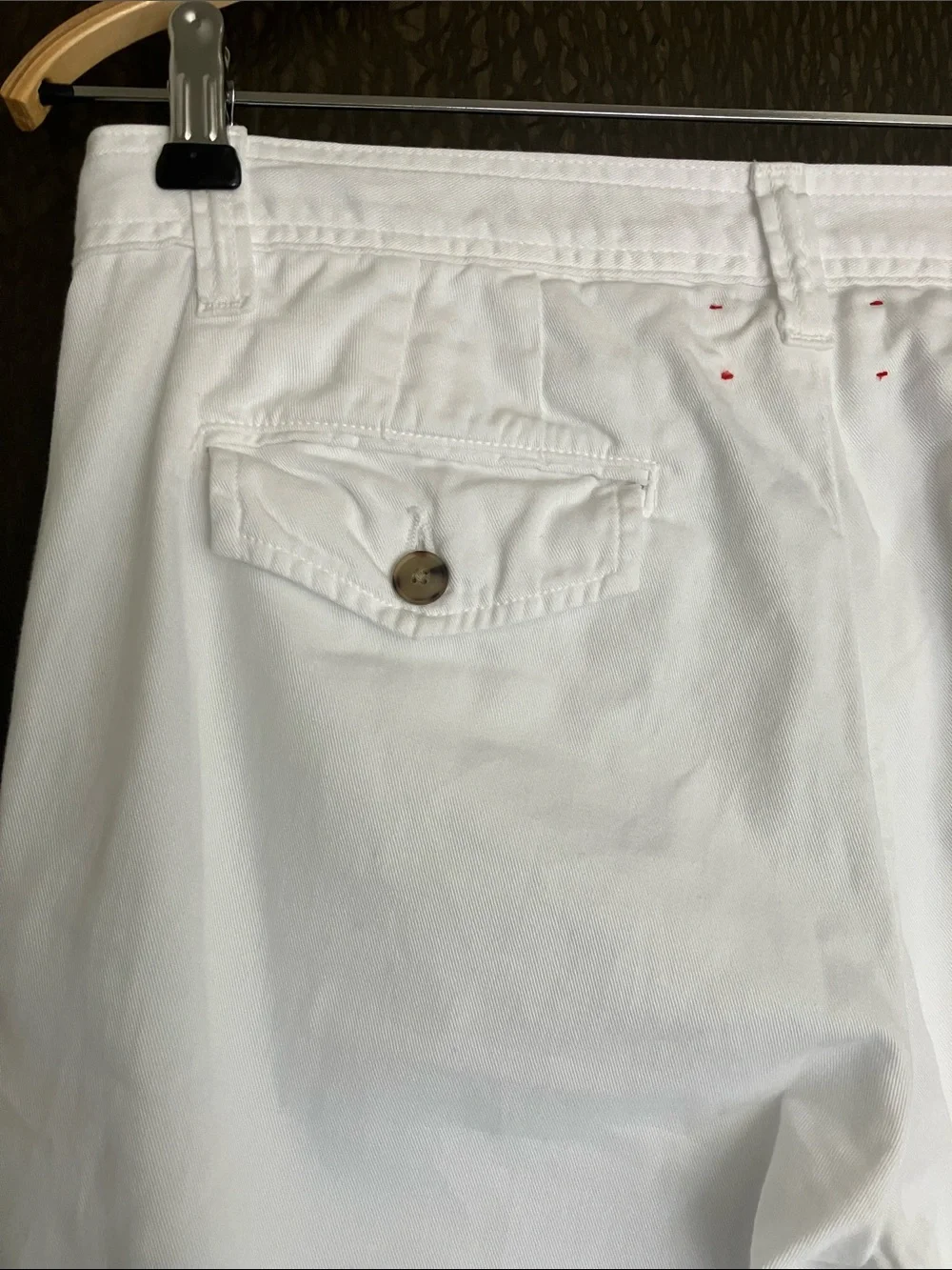 XiRENA Emmanuelle Pant- Blanc/White Lightweight Cotton Fit & Flare Cut Size 30